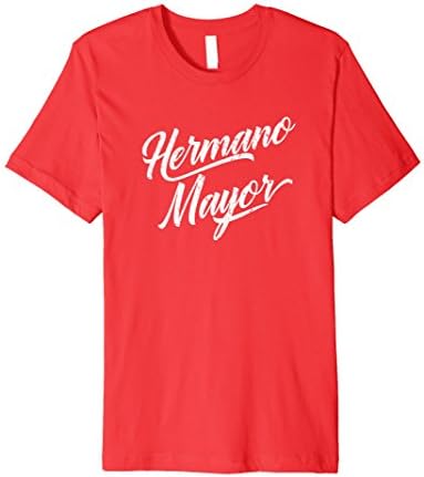 Mens Hermano Mayor T-Shirt Premium Vintage look 3XL Red