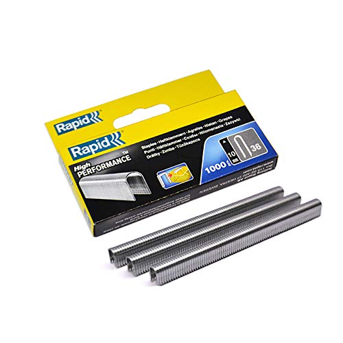 Rapid 10mm R36 Cable Staples Handy Pack 1000 Box