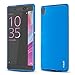 J&D Case Compatible for Xperia XA Ultra Case, [Drop Protection] [Slim Cushion] Shock Resistant Protective TPU Slim Case for Sony Xperia XA Ultra Bumper Case - Blue