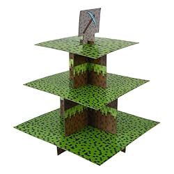 Mining Fun 3 Tier Cupcake Stand with 24 Cupcake