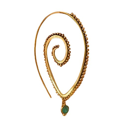 Clearance Deal! Hot Sale! Earring, Fitfulvan 2018 Fashion Vintage Earring Women Party Earrings Jewelry Accessories Gifts (Gold) - Thumbnail 2
