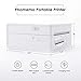 Phomemo Mini Sticker Printer- Mini Printer Sticker Maker Machine M02, Print Pods Suitable for Creative DIY, Diaries, Photos, Study Notes, Portable Thermal Inkless Label Maker for Home/Travel, White