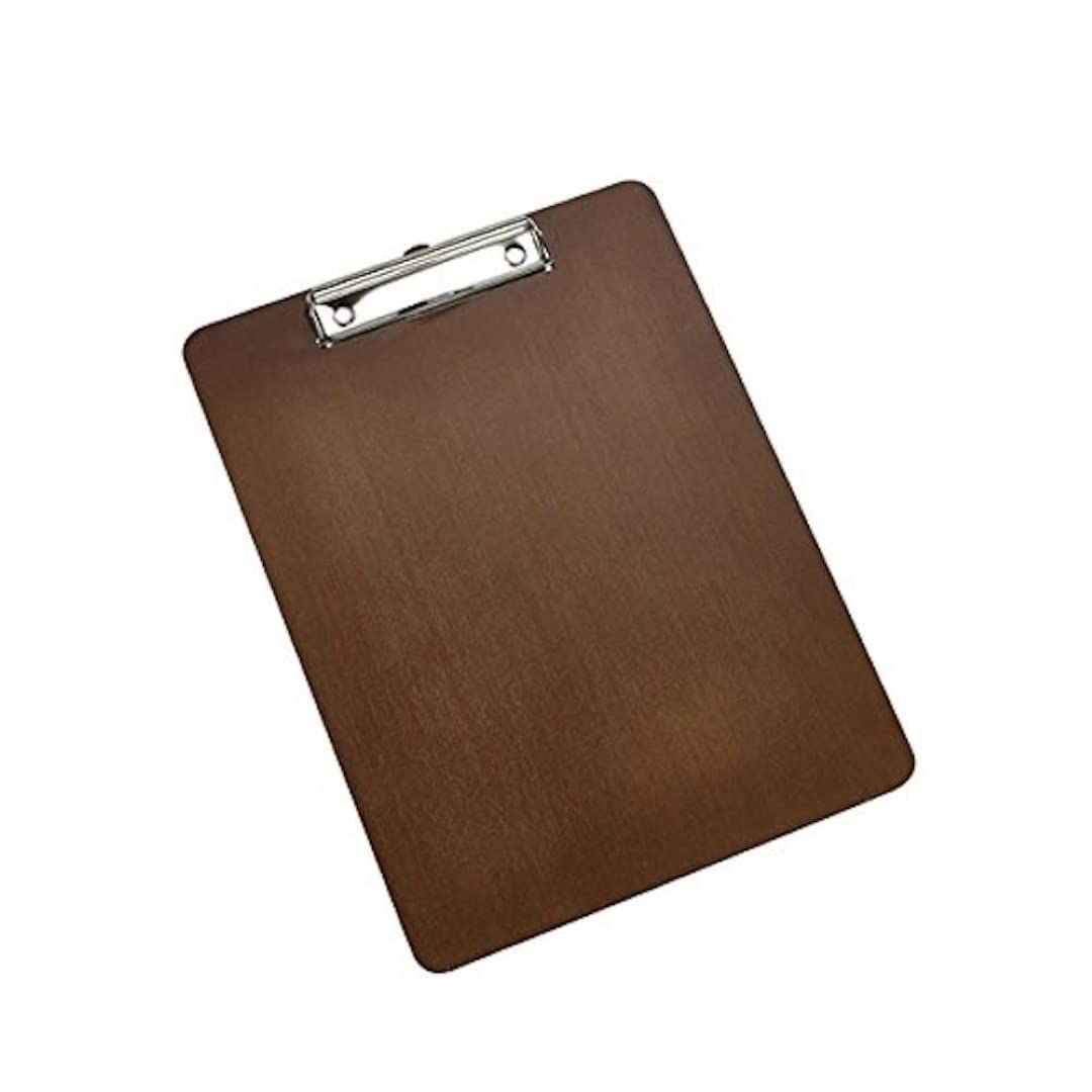 Genware NEV-WMC24 Wooden A4 Menu Clipboard, 24 cm x 32 cm x 0.6 cm