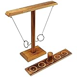NORDMOND Ring Toss Game with Shot Ladder - Clash
