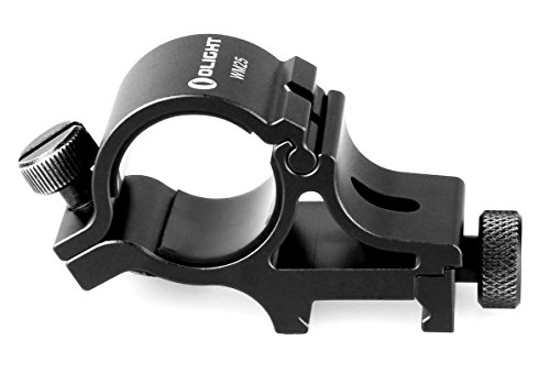 Olight WM25 Weapon Gun Mount for M22 M3X M20 M21 Flashlight Holder for Gun [ Black Mount Rail]