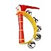 XILALU baby toy Baby Rainbow Musical Instrument Toy Lovely Wooden Jingle Ring Handbell Rattle
