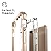 Caseology Skyfall for Apple iPhone 8 Plus Case (2017) / for iPhone 7 Plus Case (2016) - Clear Back & Slim Fit - Gold (D)