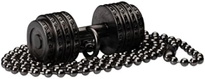 Whyral Bodybuilding fitness barbell necklace, S-grade.