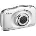 Nikon COOLPIX W100 13.2MP 1080P Digital Camera w/ 3X Zoom Lens, WiFi, SnapBridge, White (26515B) - (Renewed)