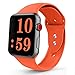 IYOU Sport Band Compatible with Watch Band 38MM 42MM, Soft Silicone Replacement Sport Strap Compatible with 2018 Watch Series 4/3/2/1