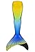 Fin Fun Mermaid Tail, Reinforced tips, Monofin, Bali Breeze, Adult S