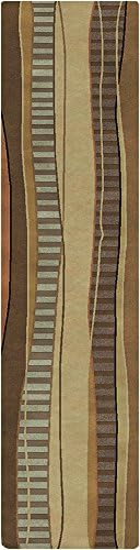 Art of Knot "Pergula" Area Rug, Brown, 2'6" x 10'