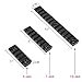 UBOO Keymod Lightweight Picatinny Rail Sections, pack of 3 (5-slot,7-slot,13-slot) Handguard Weaver Rail System with 3 Allen Wrench & Solid-Style for Rail Mount Accessories