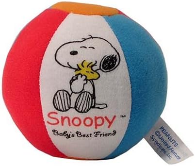 Amazon スヌーピー やわらかボール 布のおもちゃ おもちゃ