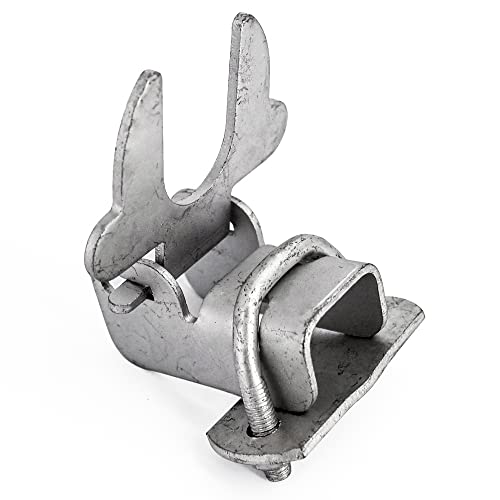 Kennel Gate Latch Butterfly Lock - Galvanized Steel Dog Kennel Latch For 1-3/8 Inch Frames (2 Pack