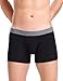 DAVID ARCHY Men's Briefs Bamboo Rayon Breathable Lightweight Briefs Super Soft Comfort Pouch Underwear No Fly in 4 Pack Black