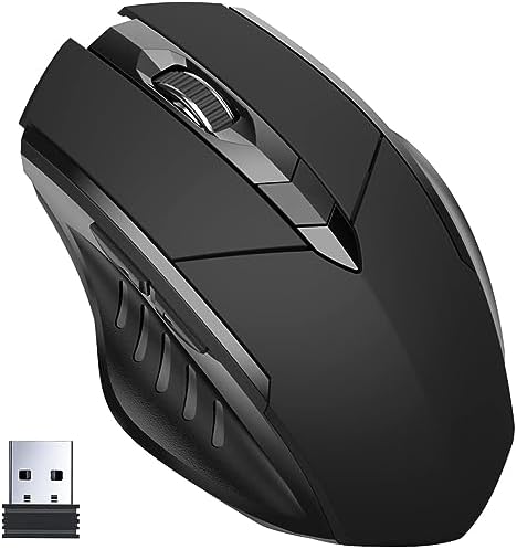 LinJie Wireless Mouse,Computer Mice,Rechargeable Silent Wireless Mouse ...