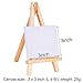Eboot 24 Pack 6.25 Inch Mini Wood Display Easel Small Easels Wood Artist Tabletop Canvas Stand for Painting Arts Crafts Easels for Painting Arts Crafts Display Card Photo
