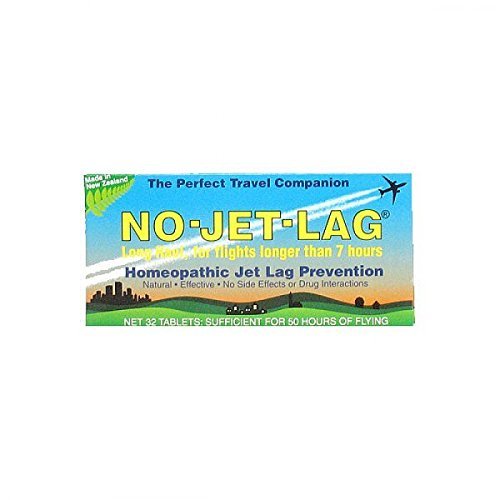 Miers Laboratories No-Jet-Lag Homeopathic Jet Lag Prevention Tablets, 32 Count