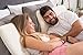 Cradle Me Thin Pillow for Sleeping - Luxury Memory Foam Pillow - Ultra Soft Slim Plush Luxury Pillow - 3 inch loft - White