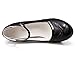 getmorebeauty Women's Vintage Retro Black and White Ankle Strappy Buckle Dress High Heels