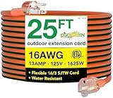 Go Green Power Inc. 16/3 25ft Outdoor Extension
