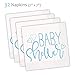 Boy Baby Shower Party Supplies for 32 Guests (Blue) Includes: Paper Plates, Luncheon Napkins, 12 oz Cups, Classy and Stylish Light Blue Design