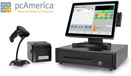 Retail Point of Sale System - includes Touchscreen PC, POS Software (CRE), Receipt Printer, Scanner, Cash Drawer, and Credit Card Swipe Reader