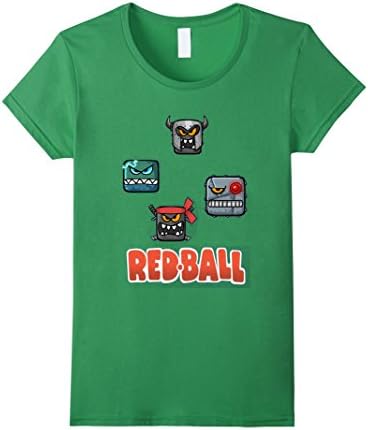Women's Red ball 4 Crazy T-shirt Medium Grass