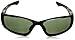 Crossfire Eyewear 24426 MP7 Full Frame Polarized Safety Glasses with Blue Green Polarized Lens and Black Frame