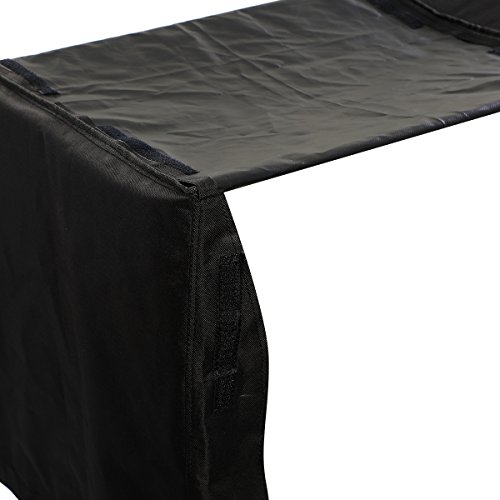 iiSPORT Waterproof Generator Cover - 600D Heavy Duty Polyester Generator Cover Large, Fits Generators Up to 38" L x 28" W x 30" H, Black