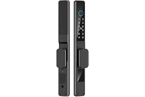 ciyeu Tuya WiFi App Waterproof Smart Aluminum Door Lock Double Hook Mortise Fingerprint Password Electronic Sliding Door Lock