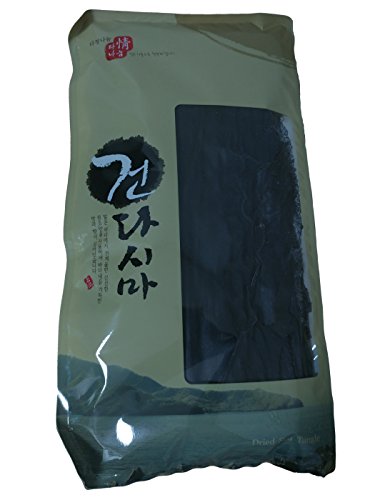 NatureWay Organic Korean Dried Kelp 7.05oz/200g Seaweed for Vegan, Soup Base, Deep-Frying