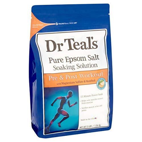 Dr Teal's Epsom Salt Bath Combo Pack (6 lbs Total), Relax & Relief with