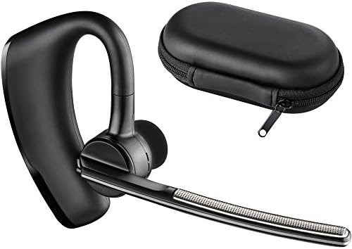Bluetooth 4.1 Wireless Headset With Case Microphone Earphone Headphone Handsfree Running Car Sport Gym Ear Hook Secretary Work Business