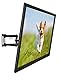 Mount-It! Full Motion TV Wall Mount | Dual Arm Articulating TV Mount | Low Profile Flat Screen Bracket with Tilt and Swivel | Fits 32-55 Inches TV, VESA Compatible up to 400 x 400mm | 88 Lbs Capacity