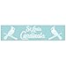 St. Louis Cardinals Official MLB 4 inch x 17 inch Die Cut Car Decal by Wincraft