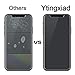 iPhone Xs/X Screen Protector Glass, Ytingxiad Front Back iPhone Xs/X Tempered Glass Screen Protector [Case Friendly] [Bubble-Free] with Easy Installation for Apple iPhone Xs/X [3-Pack]
