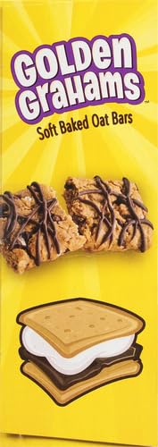 GOLDEN GRAHAMS S’MORES SOFT BAKED OAT BARS, CHEWY SNACK BARS, 6 CT