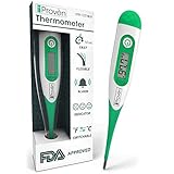 Clinical Basal Thermometer - BBT-113A2A by iProvèn - ACCURATE 1/100th Degree, Highly SENSITIVE, Perfect Companion for Family Planning (Gray LCD)