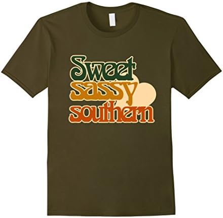 Men's Sweet Sassy Southern shirt for the southern belle 2XL Olive