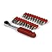 Prestaratchet II Mini Ratchet Multi-tool - Tire Lever Handle (Kit with (12) CRV Bits)