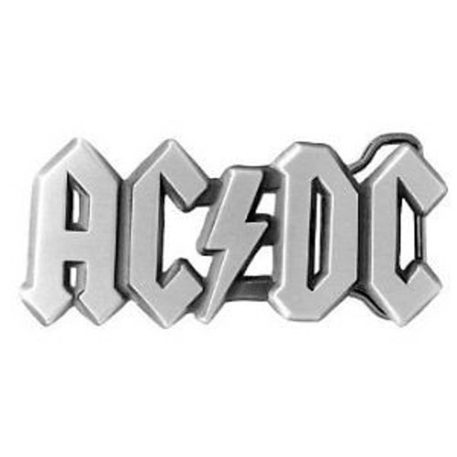 Acdc Cut Out Letters Logo Belt Buckle Rock Metal Gift