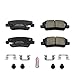 Power Stop Z23-1659 Rear Z23 Evolution Sport Carbon Fiber Infused Ceramic Brake Pads with Hardware For Cadillac ATS 2013-2019, Cadillac CTS 2014-2019 [Model Specific]