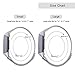 TOMALL Replacement Bands for Fitbit Charge 3, Waterproof Adjustable Replacement Accessories with Magnet Lock for Fitbit Charge 3 (Silver)