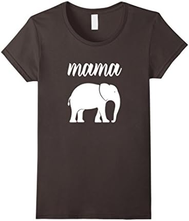 Women's Mama Elephant Shirt Gift For Every Day is Mother's Day Large Asphalt