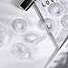 Spiral Hair Ties, Coil Hair Ties, Hair Ties No Crease, Hair Ties, Phone Cord Hair Ties - 12 Pack, Transparent