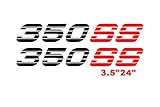 350 SS Decals Side Bed Sticker for Chevy Trucks Silverado Vinyl Graphics