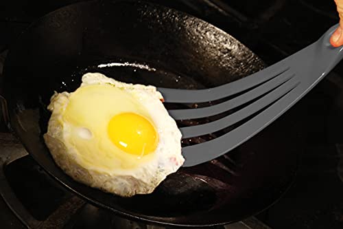 Mercer Culinary Hell's Tools Hi-Heat Slotted Spatula, 12 Inch X 3.5 Inch, White