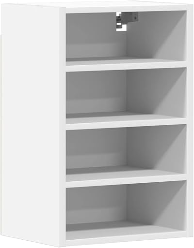 vidaXL Riga White Hanging Cabinet 40x29.5x60 cm Engineered Wood